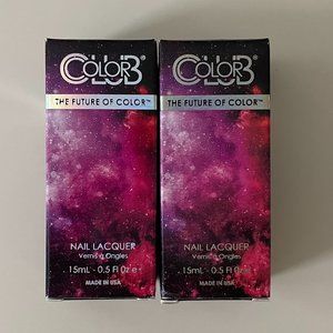 Color Club Nail Lacquer 15ml Full Size Dusty Rose Glitter/ Dusty Rose Pink New